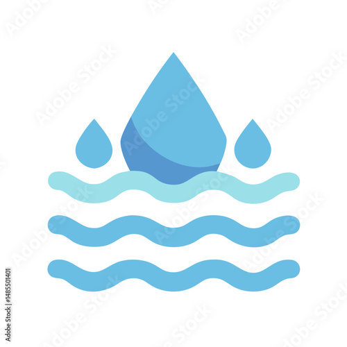  Modern Water Icon for Conservation