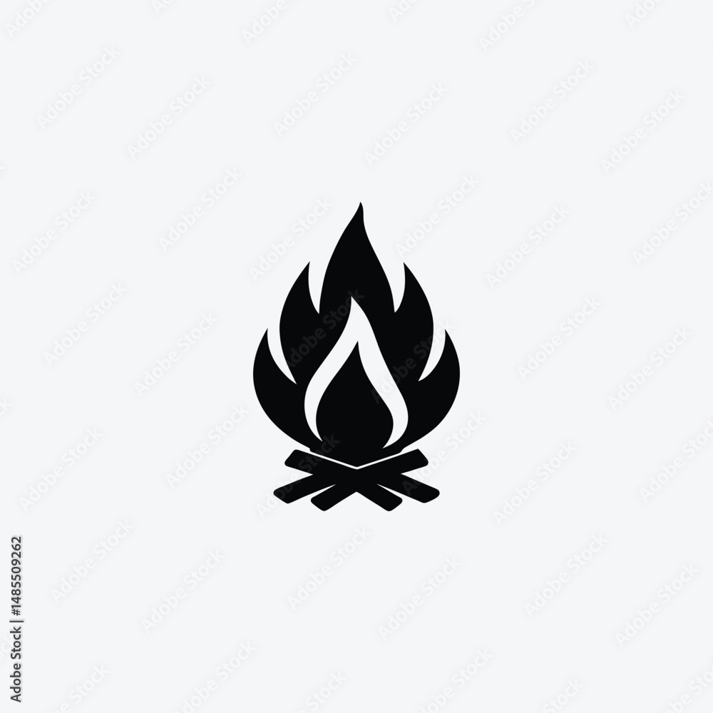 vector illustration of a flame firfe vector illustration of a flame firfe