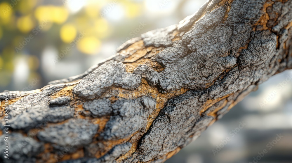 Close-up tree bark texture, sunlit, outdoors Close-up tree bark texture, sunlit, outdoors