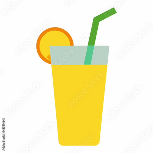 lemonade-glass-vector-on-white-background

