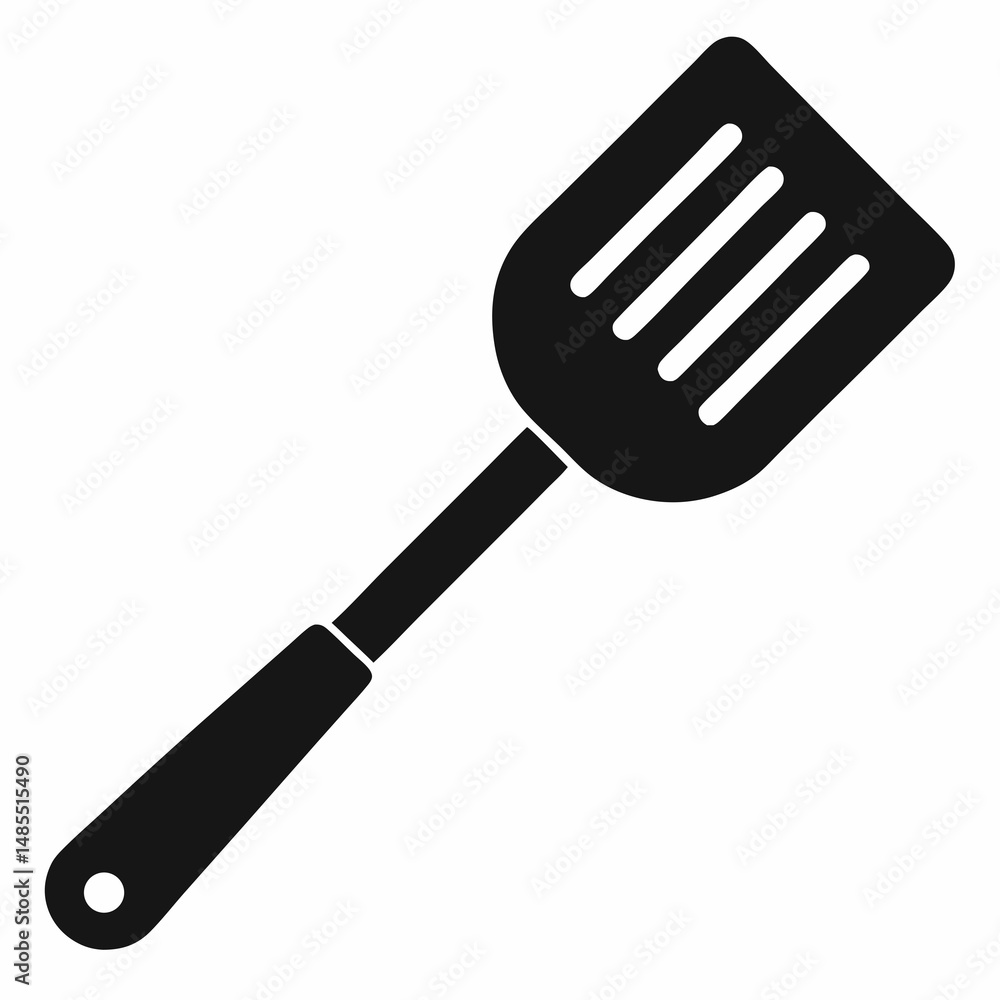 spatula icon black vector on white background.
spatula icon black vector on white background.