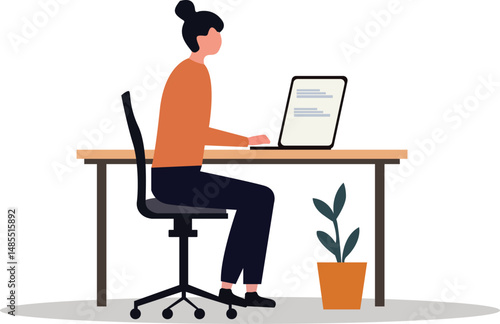 office employ vector 