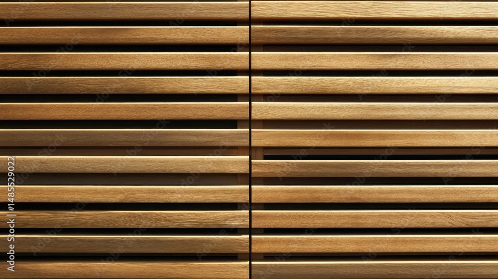Horizontal Wooden Slat Design: Architectural Texture and Warmth Horizontal Wooden Slat Design: Architectural Texture and Warmth