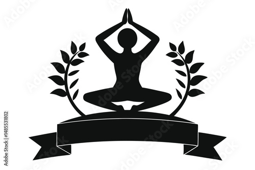 Yoga Teachers Sessions Style Silhouette Vector Professional Instruction Design