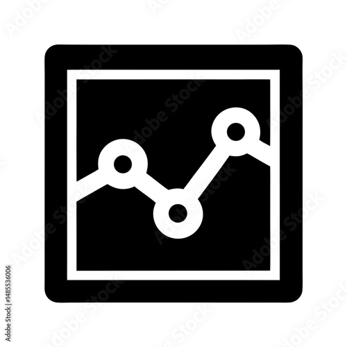 anomaly detection icon silhouette vector
