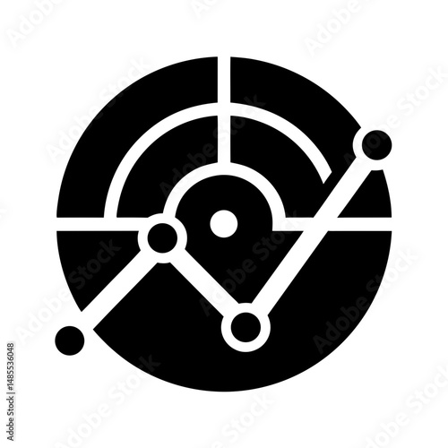 anomaly detection icon vector
