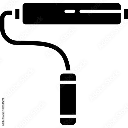 Paint Roller Icon Vector Element