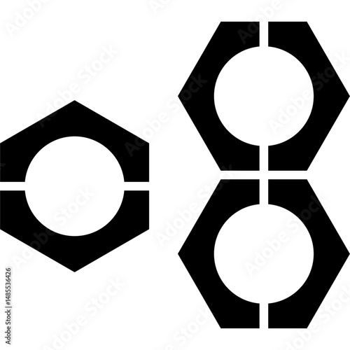 Nut Icon Vector Element