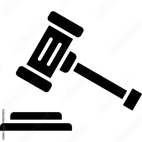 Gavel Icon Vector Element