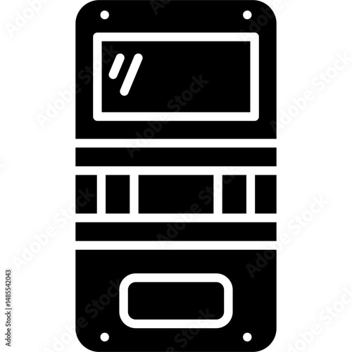 Police Shield Icon Vector Element