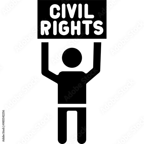Civil Rights Icon Vector Element