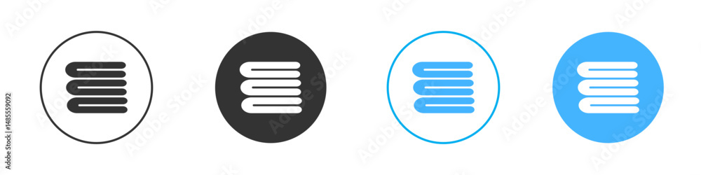 Towel icon Editable flat style, illustration icons Towel icon Editable flat style, illustration icons