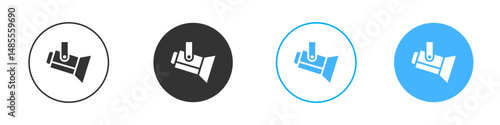Spotlight icon Editable flat style, illustration icons