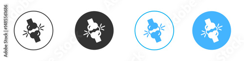 Osteoporosis icon Editable flat style, illustration icons