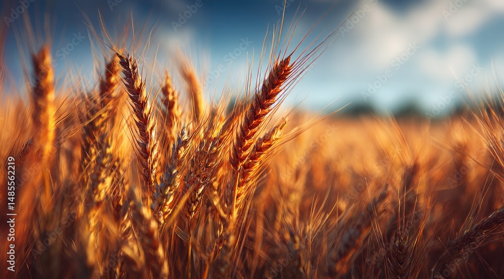 Golden wheat field at sunset (3) Golden wheat field at sunset (3)