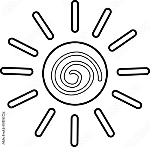 weather icon, sunny