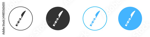 Harpoon icon Editable flat style, illustration icons