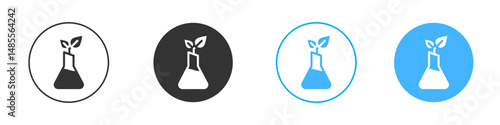 GMO icon Editable flat style, illustration icons