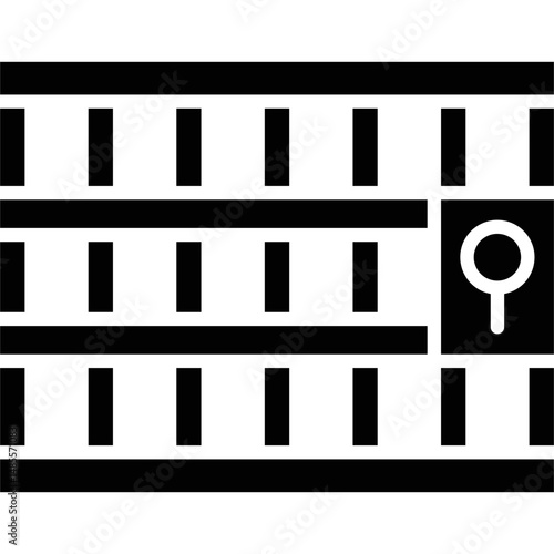 Jail Icon Vector Element