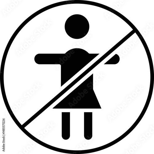 Prostitution Icon Vector Element