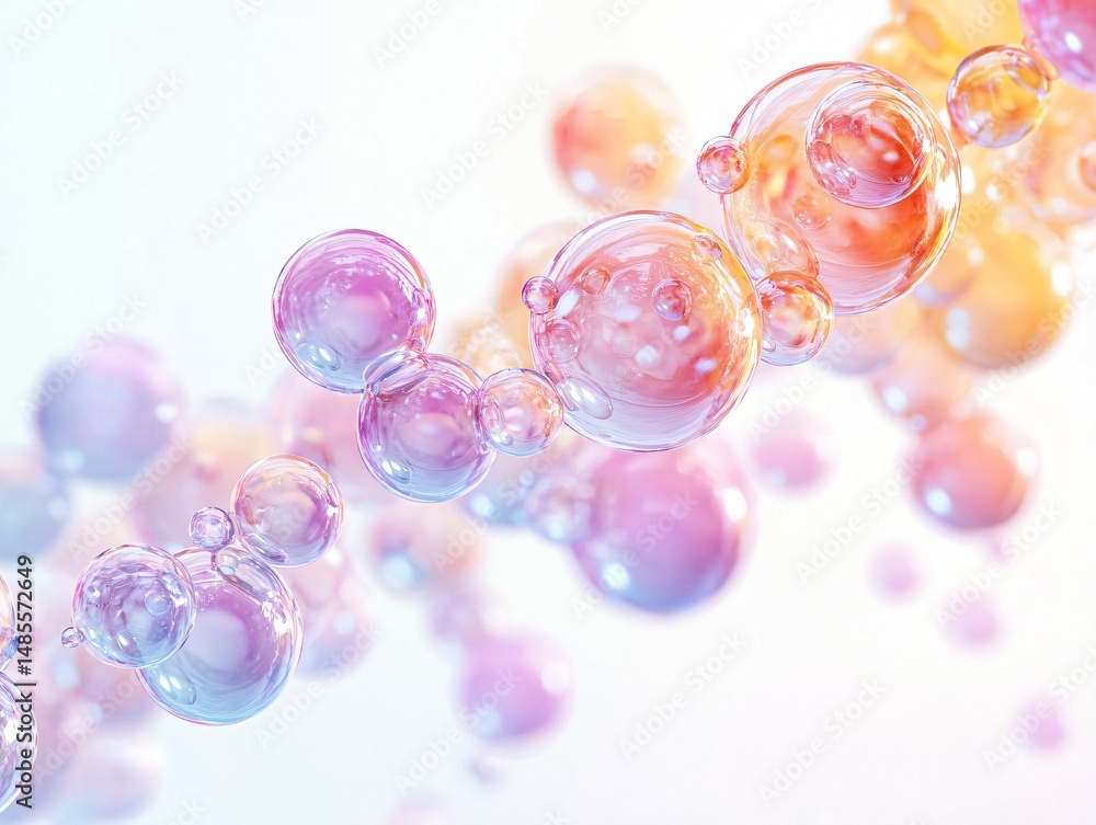 Pastel Bubbles Abstract Pastel Bubbles Abstract