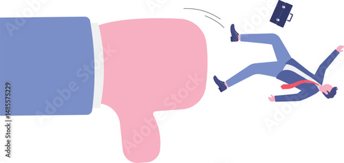 Customer complaint or bad reputation, disappointment from mistake or failure, underperform,

