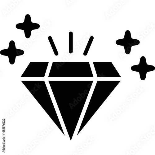 Diamond Icon Vector Element