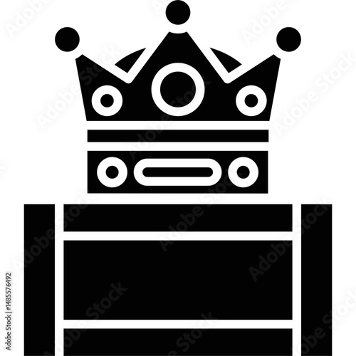 Crown Icon Vector Element