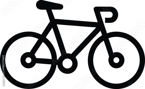 biking vector icon.