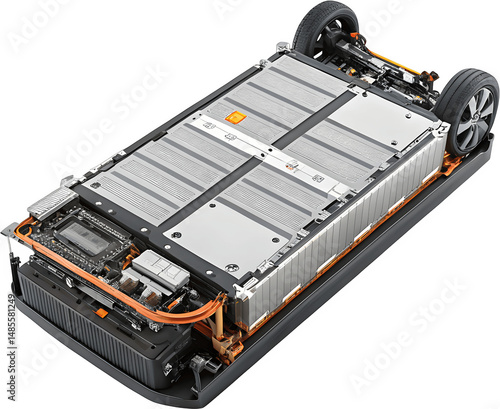 최신전기차배터리팩상단뷰