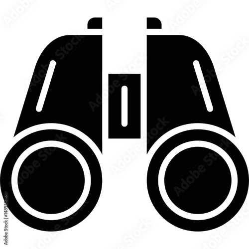 Binoculars Icon Vector Element