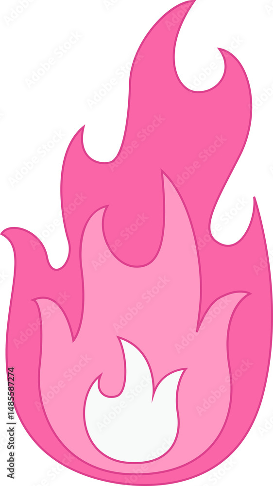 Fototapeta premium eyecathcing colorful fire