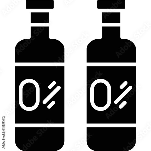 Non Alcoholic Icon Vector Element
