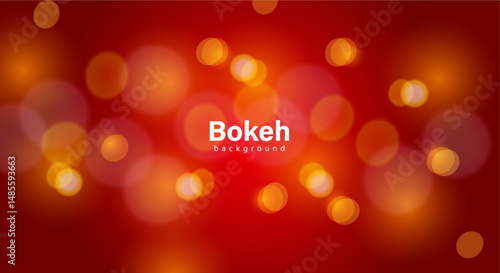 Abstract Orange background with bokeh, orange bokeh	