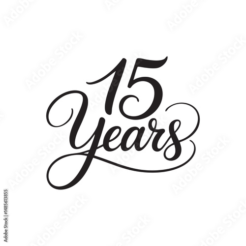 15 years calligraphy hand lettering