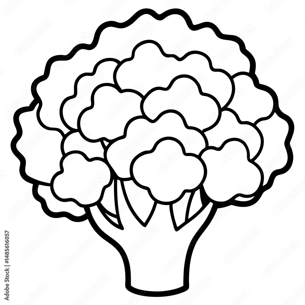 Geometric Romanesco Vector Art Geometric Romanesco Vector Art