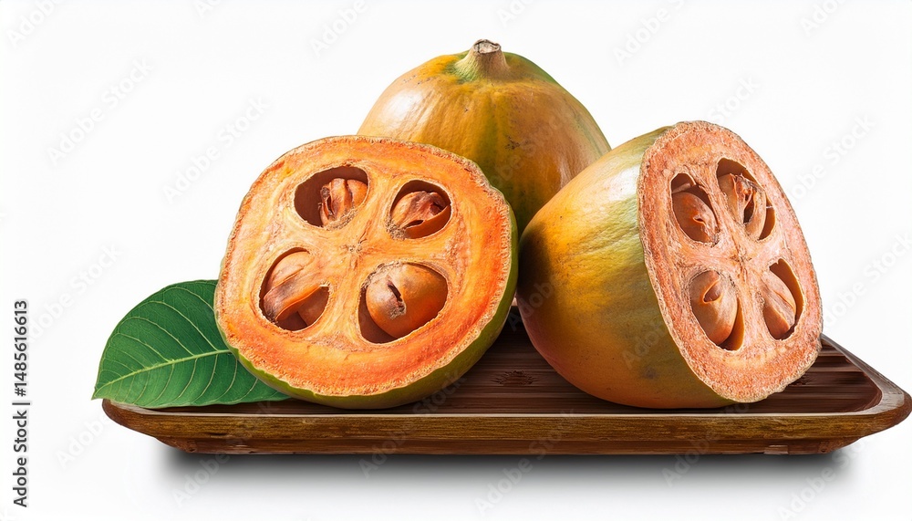 Mamey Sapote Still Life: Tropical Fruit Display Mamey Sapote Still Life: Tropical Fruit Display