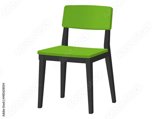 Wallpaper Mural Simple lime green chair Torontodigital.ca