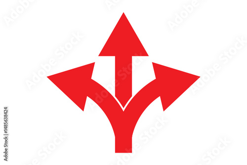 Trafic way icon isolated Road arrow Sketch print vector stock illustration