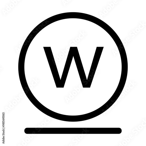 Laundry washing machine tag requirement icon element