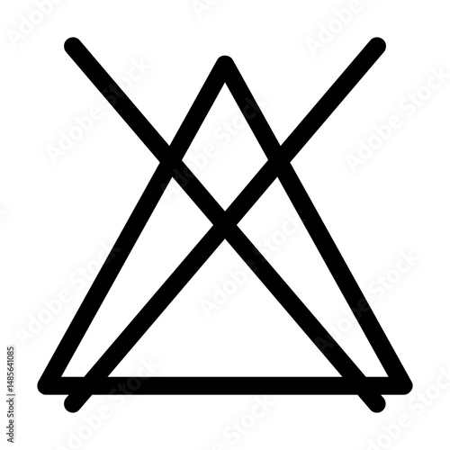 Laundry washing machine tag requirement icon element