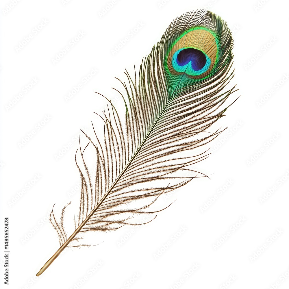 Obraz premium Peacock feather