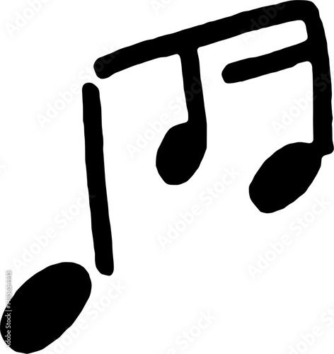 Musiknoten Achtel und Sechzehntels