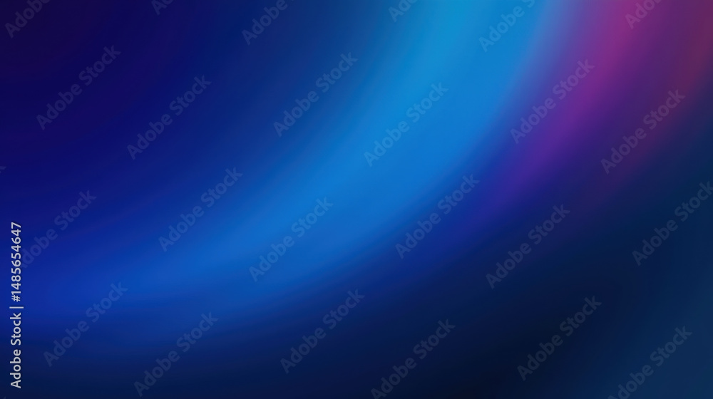 Obraz premium Vibrant blue and purple abstract background with smooth gradients and soft curves, creating calming and modern atmosphere