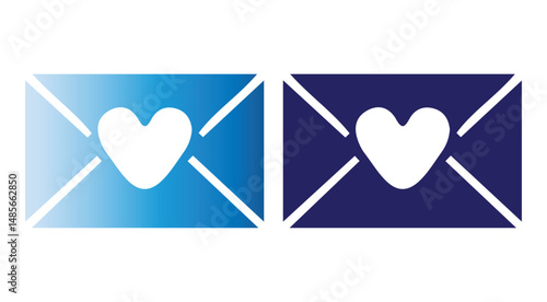 Message icon vector set features envelopes, notifications, and at symbols. Ideal for messaging apps, communication designs, and email icon .vector illustration eps 10