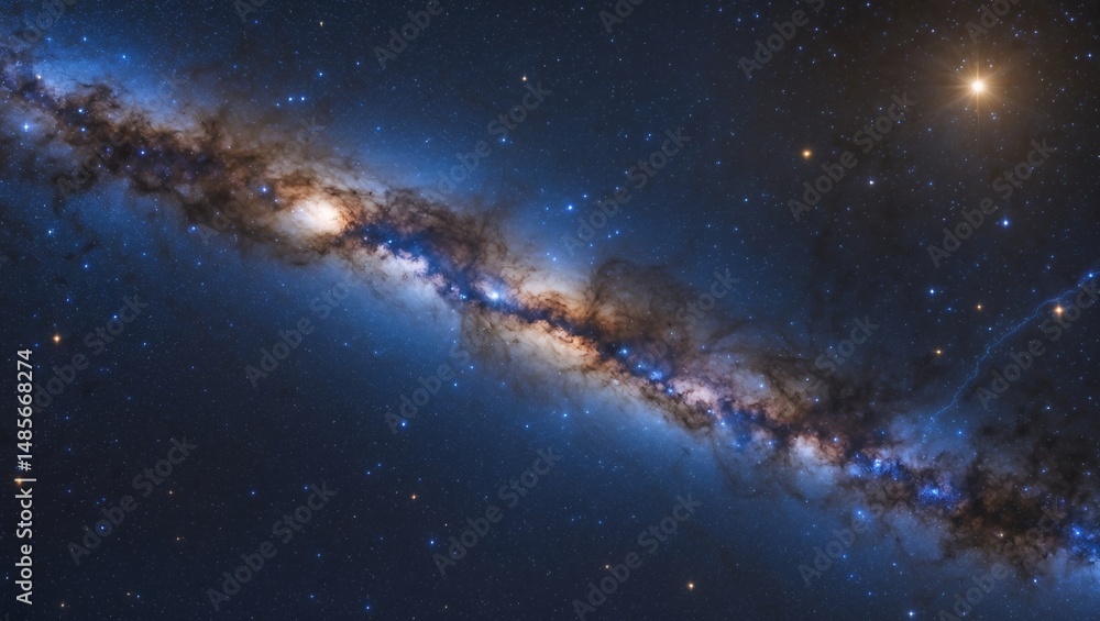 Fototapeta premium Stunning sagittarius constellation in cosmic space scene