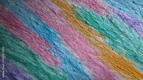 Colorful abstract paper texture showcasing vibrant streaks from artistic creation