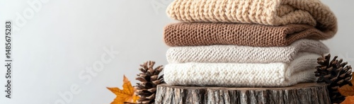 Cozy Autumnal Knitwear Stack