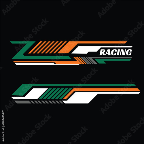 car body wrap livery sticker design. modern stickers for all cars
