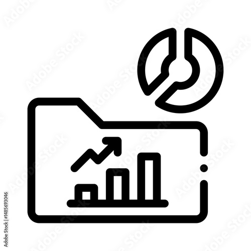 portfolio line icon